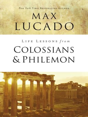 cover image of Life Lessons from Colossians and Philemon